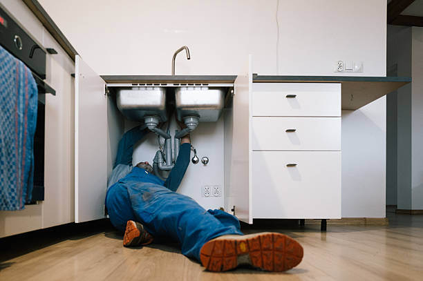 Professional Drain Cleaning technician working in South Solon, OH